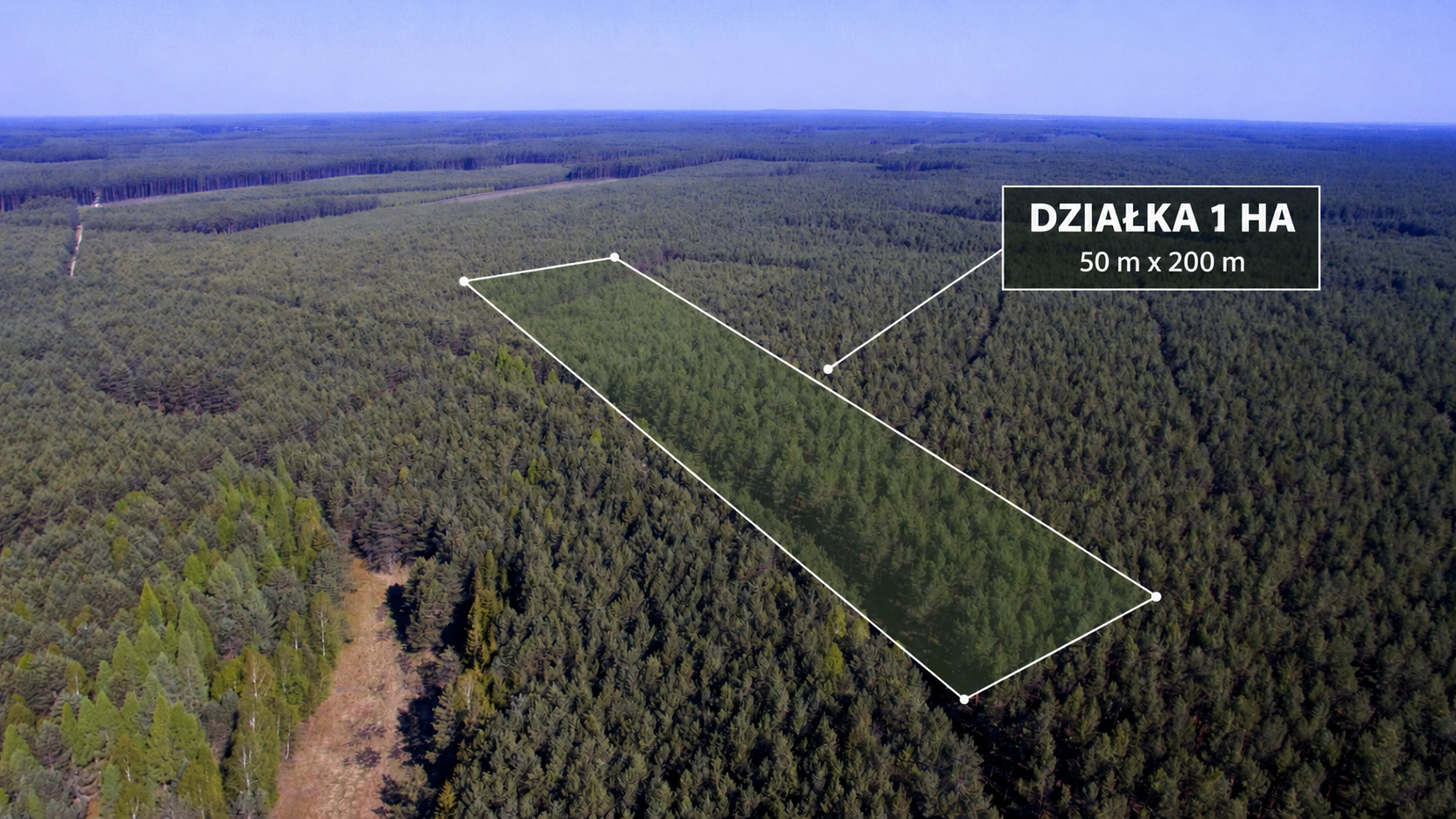 Działka 1 ha